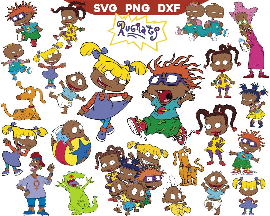 African Svg Bundle | African Rugrats Svg Bundle | AlyzKids