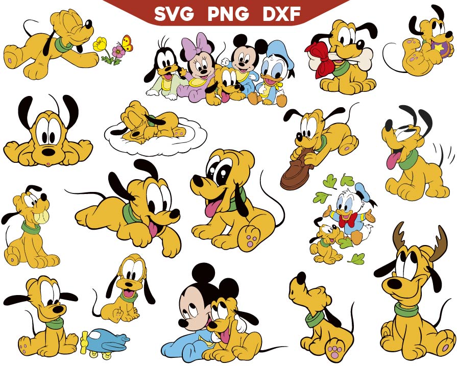 Baby Pluto SVG Bundle | Pluto SVG Bundle | AlyzKids