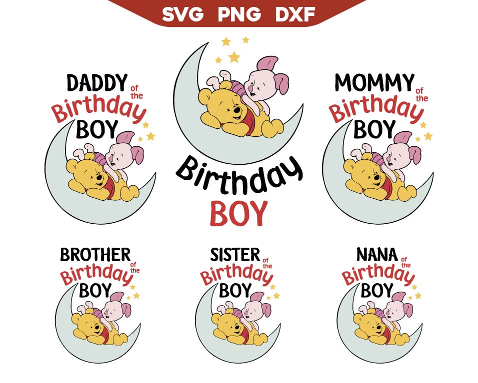 Baby Pooh SVG Bundle | Pooh SVG Bundle | AlyzKids