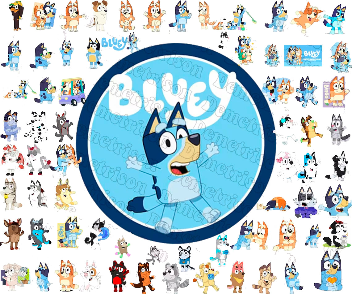 Bundle Bluey Birthday Svg Png Bluey Christmas Svg Bluey Halloween Svg