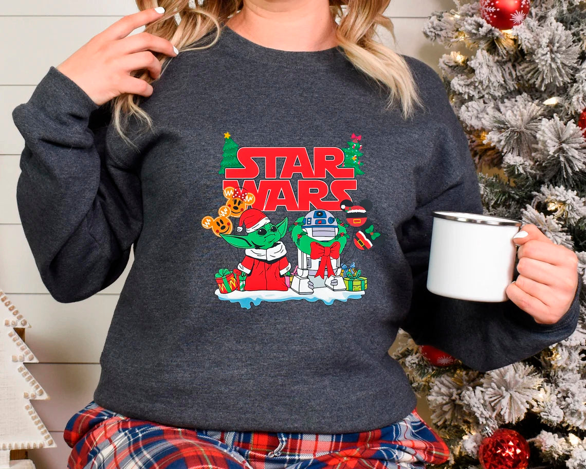 Star Wars Christmas Png Bundle, Baby Yoda Christmas Png