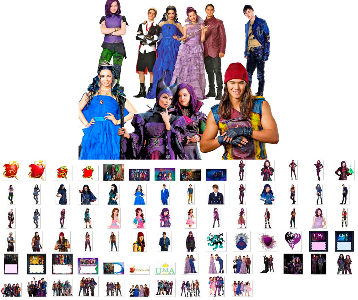 Bundle Descendants Png ClipArt, Descendants Png