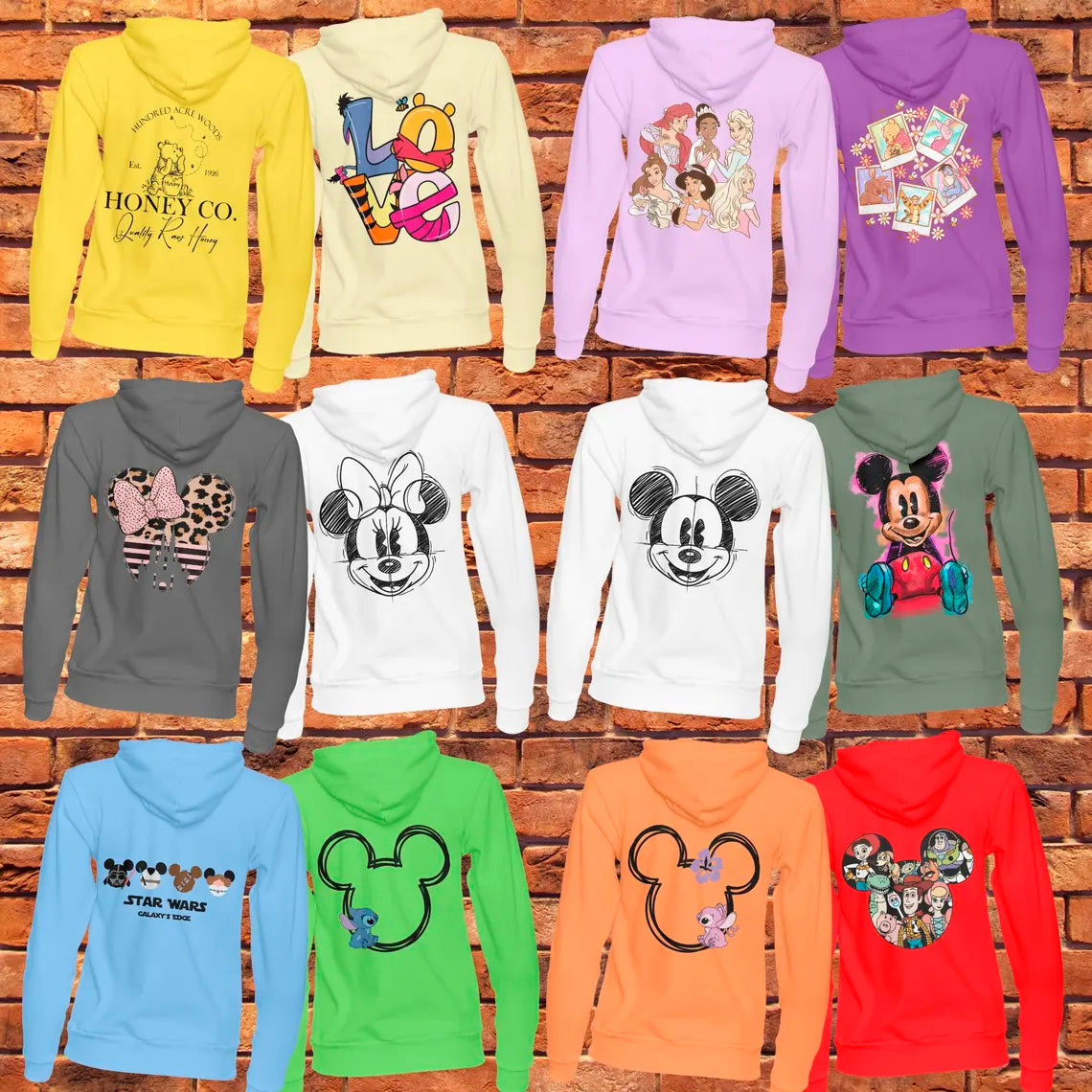 Bundle Disney Characters Png, Mickey Friends Png, Toy Story Png, Lilo and Stitch Png, Magic Kingdom Png, Winnie The Pooh Png