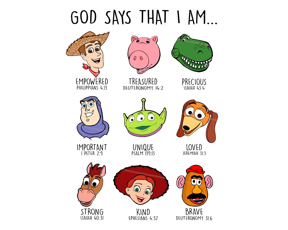 God Says That I Am Png Bundle, Retro God Says I Am Easter Png