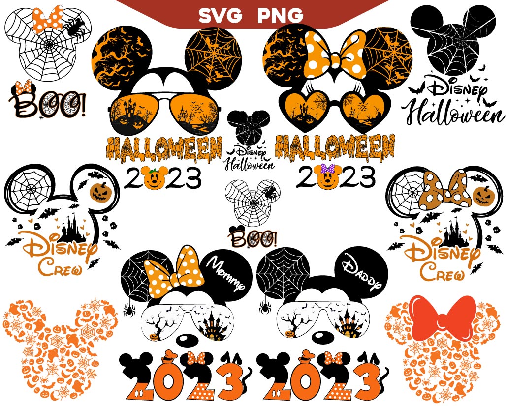 Bundle Mickey Halloween Svg Png Pack