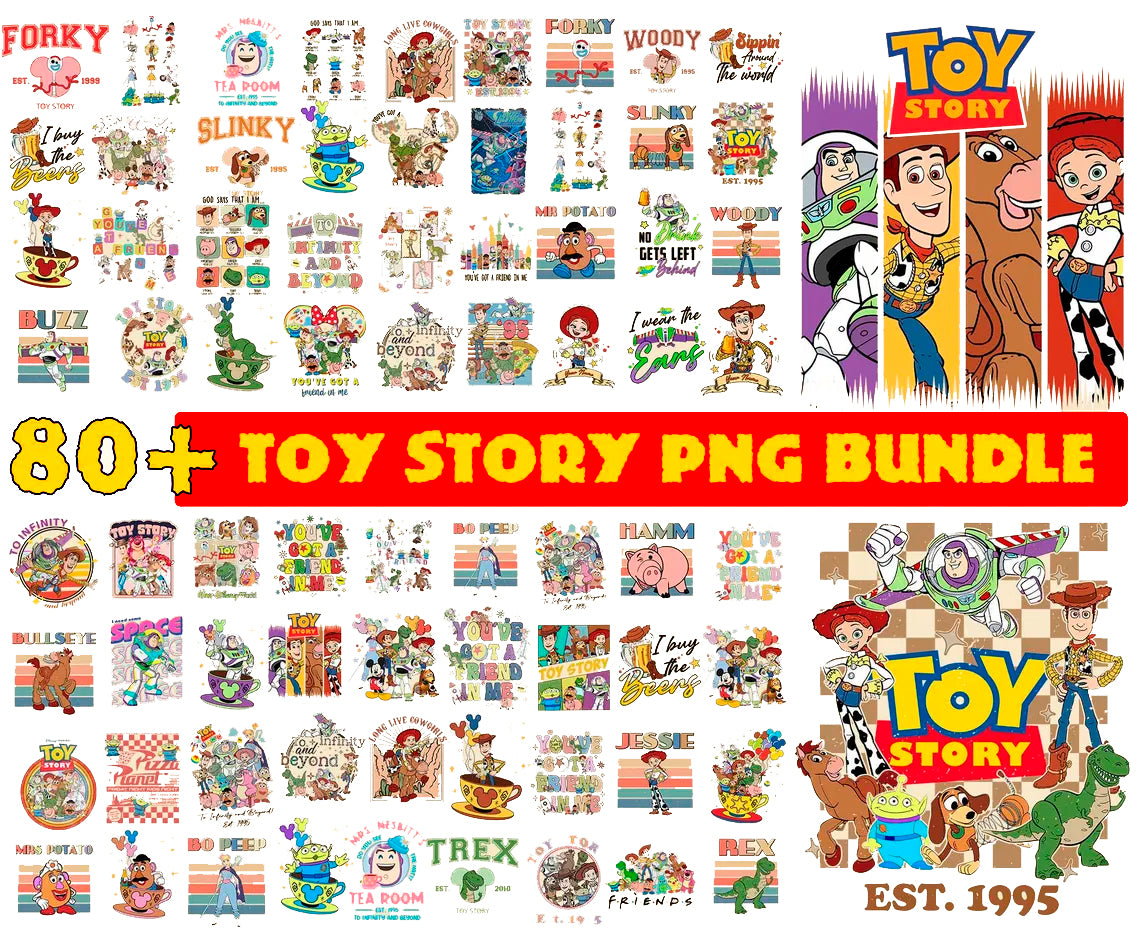 Bundle Toy Story, Buzz Lightyear Png, You've Got A Friend In Me Png