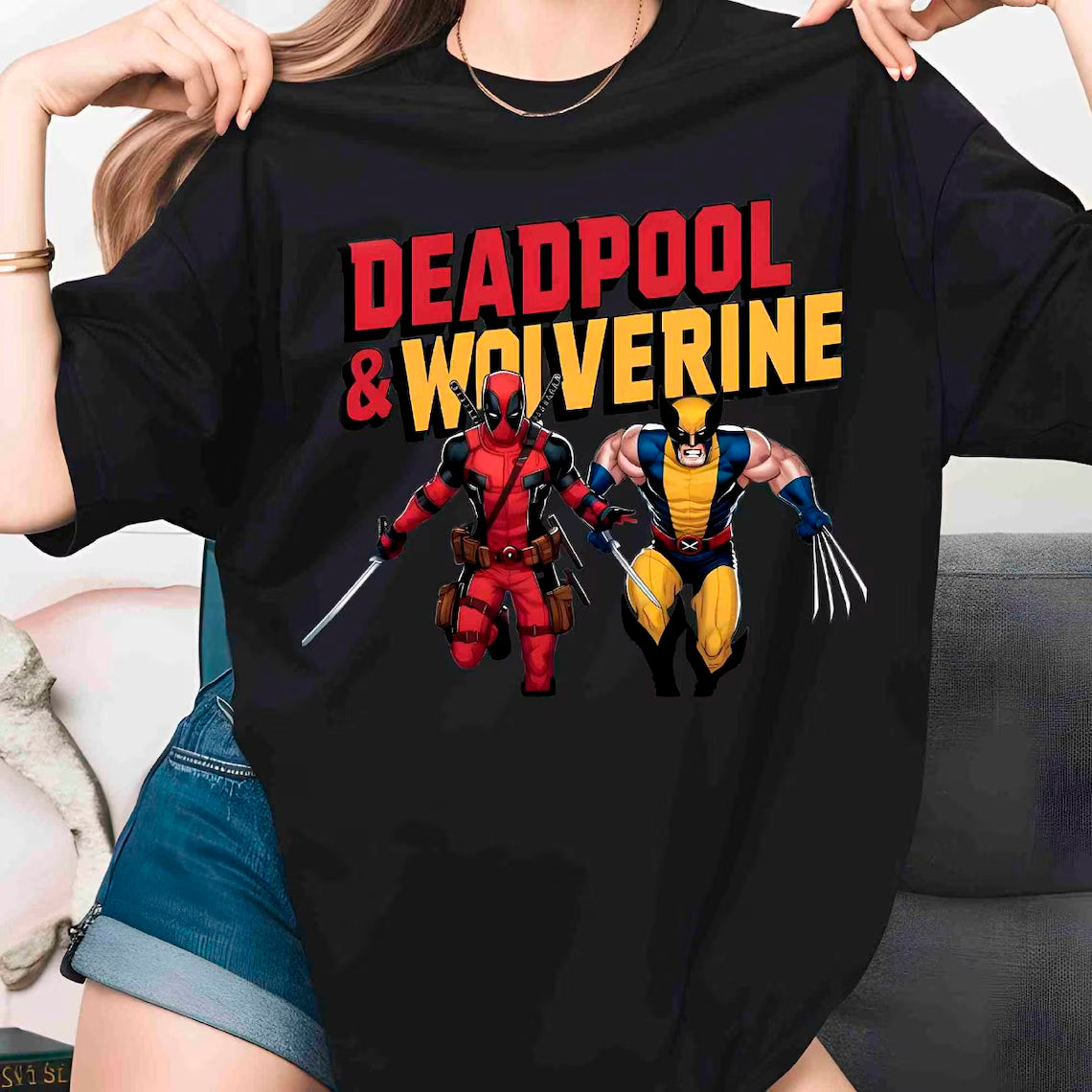 Bundle Wolverine Besties Png, Marvel Deadpool Png, Superhero Png 2