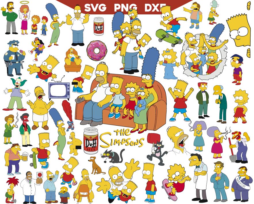 Cartoon Family Svg Bundle