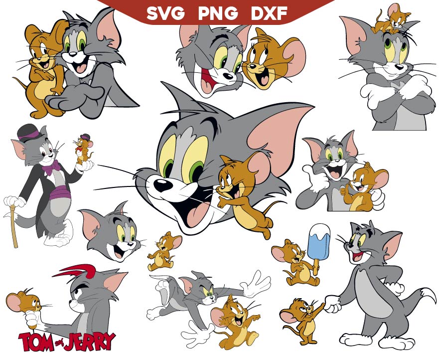 Cat And Mouse Svg Bundle