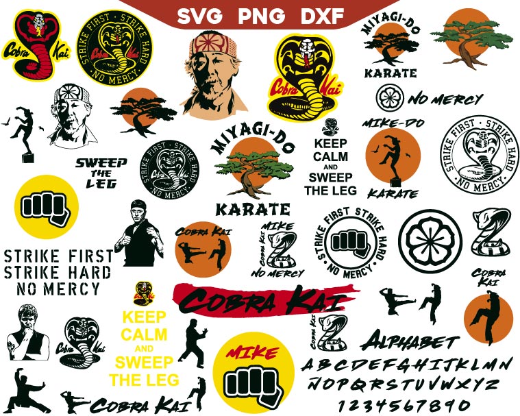 Cobra Kai Svg Bundle