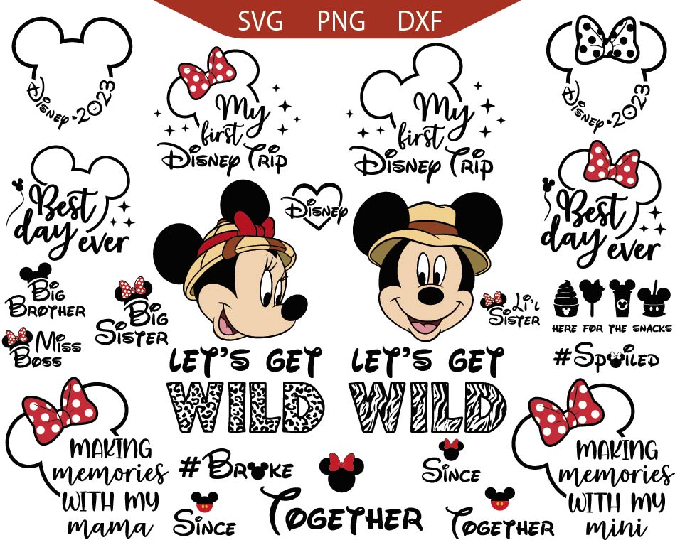 Disney Best Day Ever Svg, Mickey Wild Svg, Mouse Trip Svg