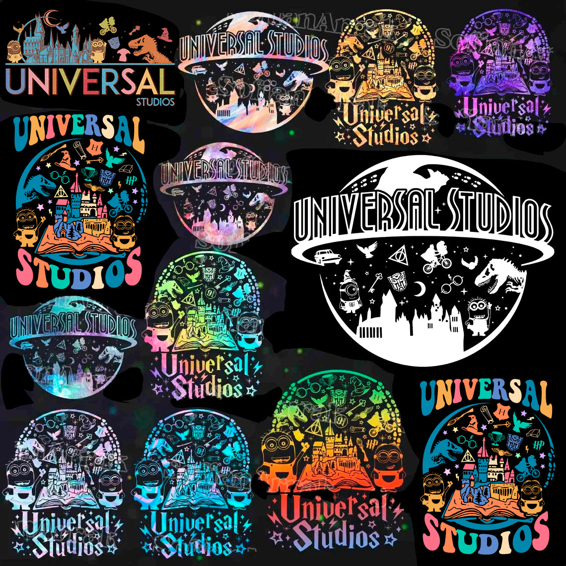 Disney Family Vacation Png Bundle, Universal Studios Png 2