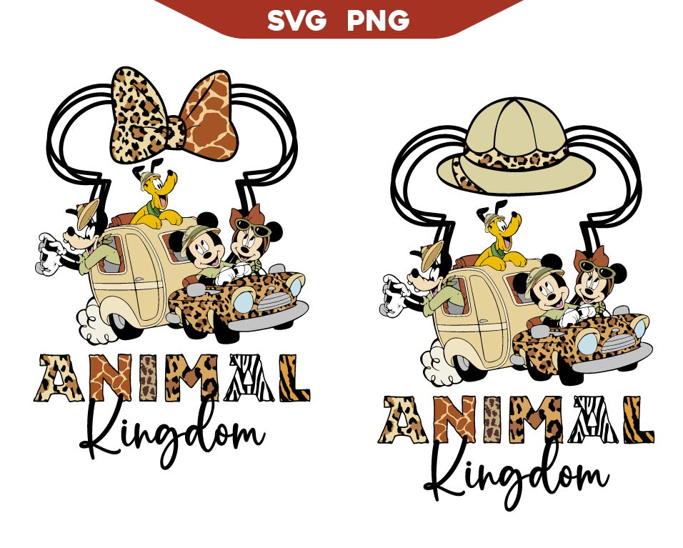 Disney Safari Van Svg, Wild Life Svg Png