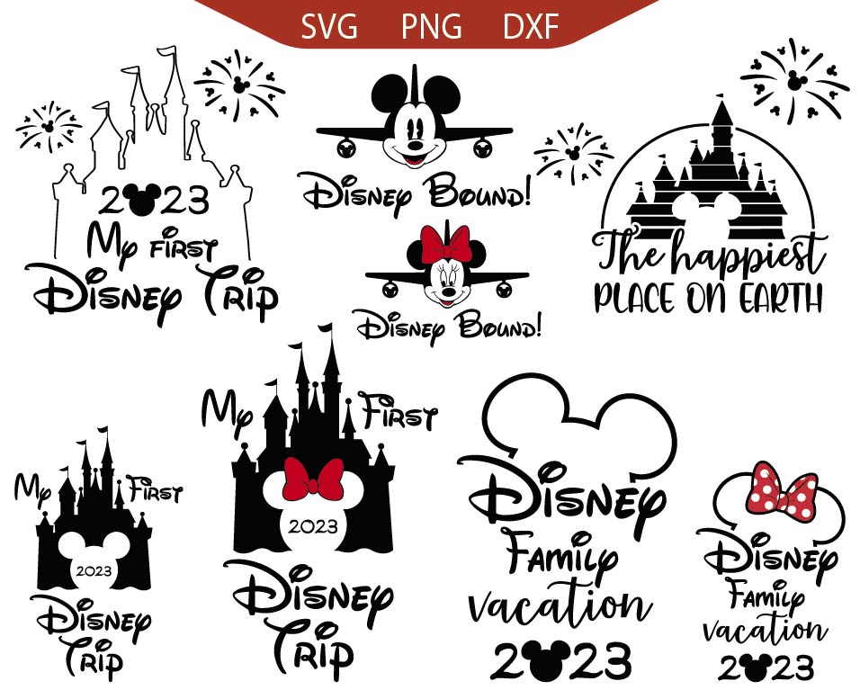 Disneyland Magic Trip Svg Bundle