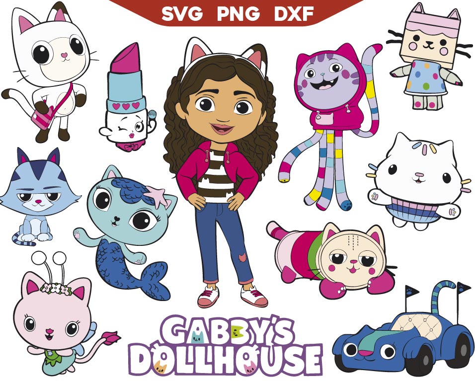 Gabby's Doll Svg Bundle