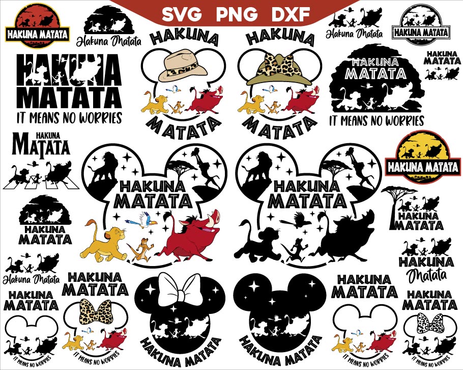 Hakuna Matata Quotes Svg Bundle