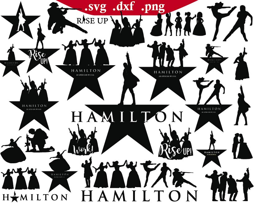Hamilton Rise Up Svg Bundle