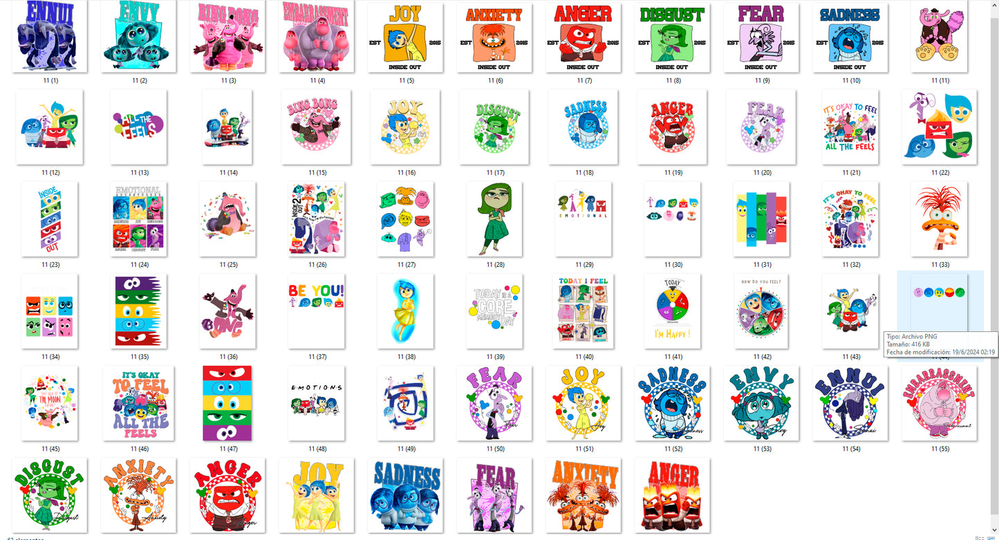 Inside Out Emotions Png, Today I Feel Png, Mental Health Png