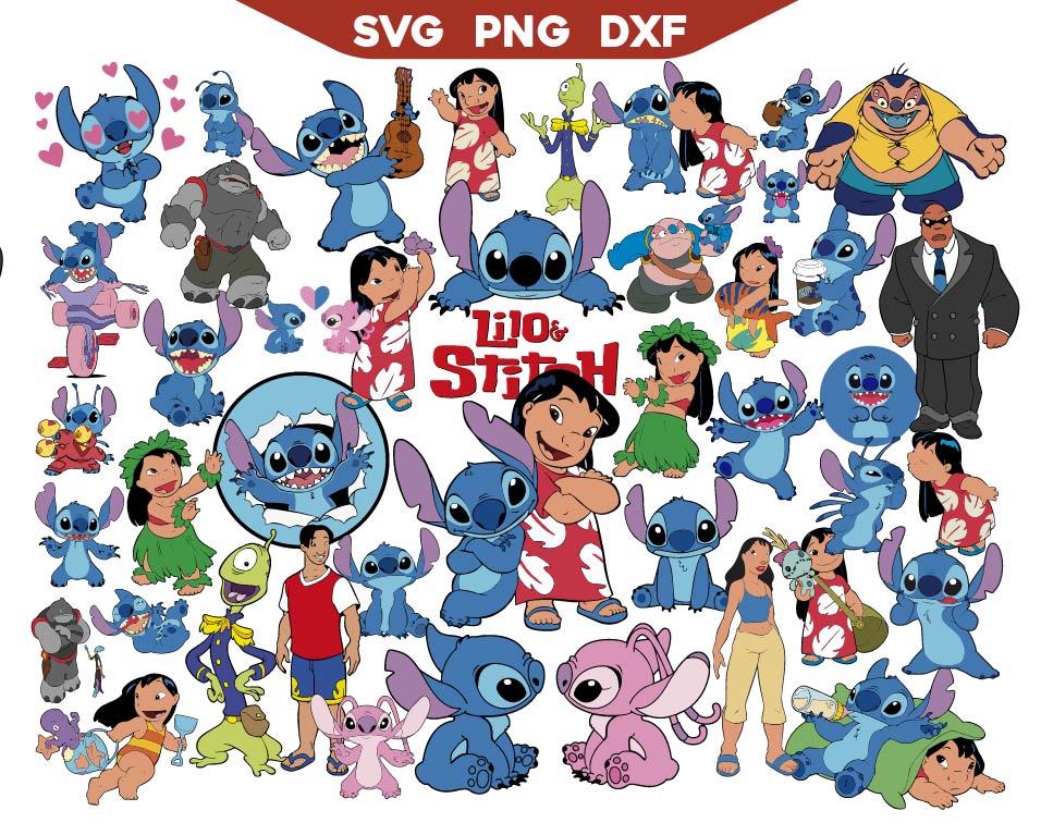 Lilo and Stitch Svg Bundle
