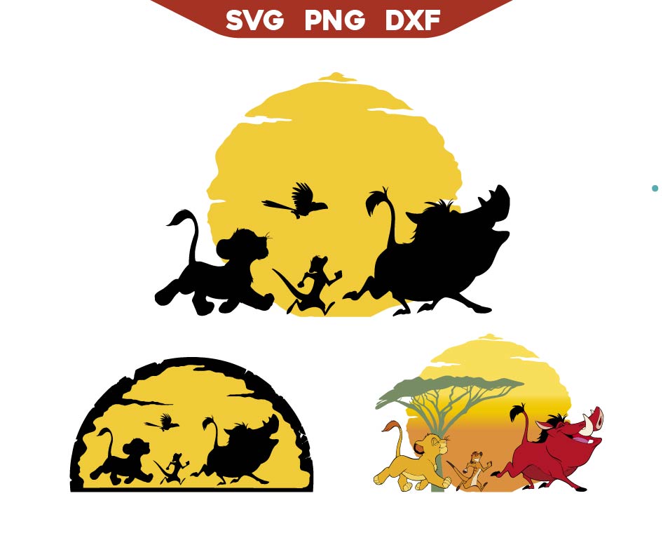 Lion King Safari Svg Png Pack