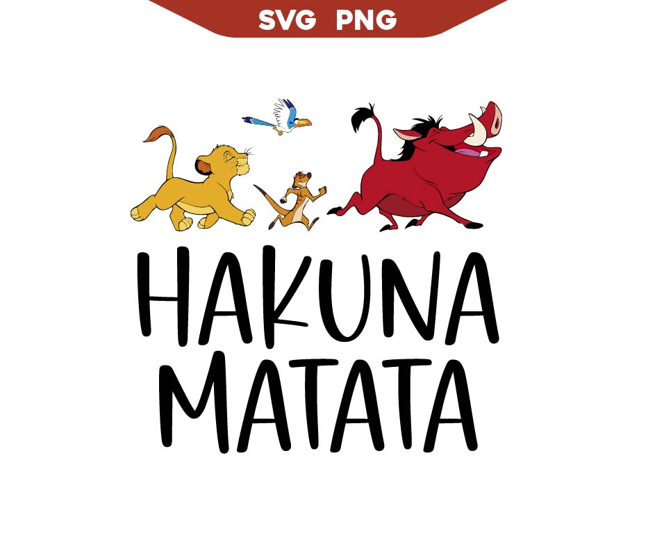 Lion King Safari Svg, Hakuna Matata Svg Png