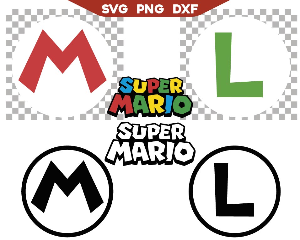 Logo Mario Bros Svg Png