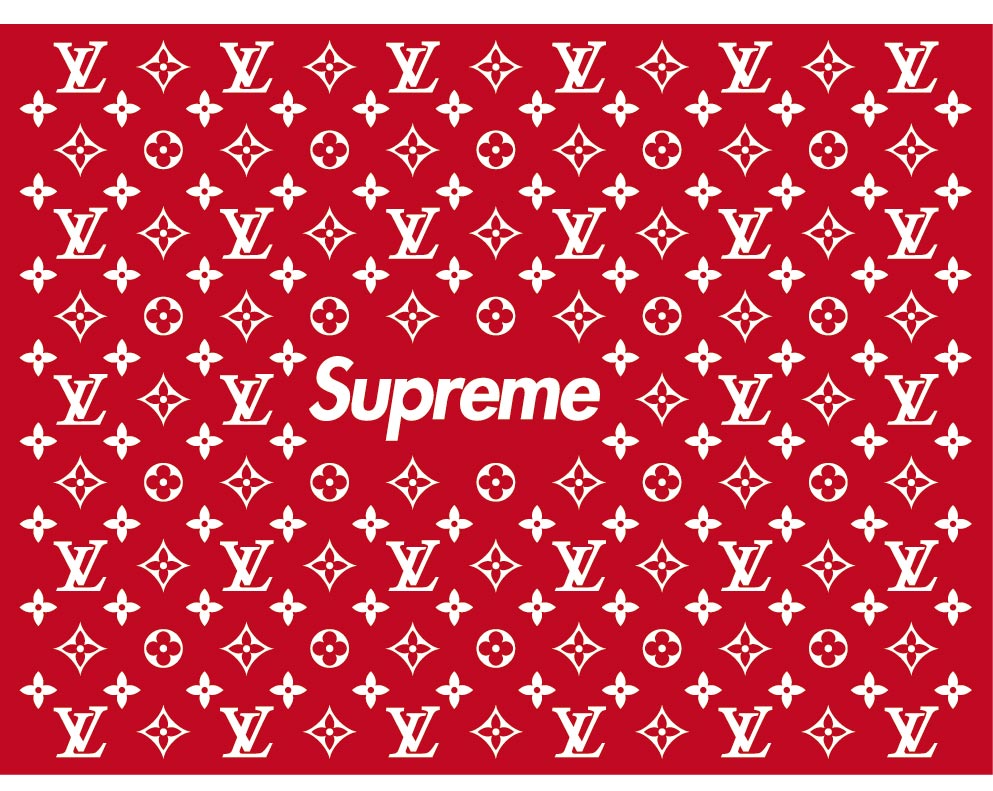 Louis Vuitton Pattern Svg, Supreme Pattern Svg, Fashion Brand Svg