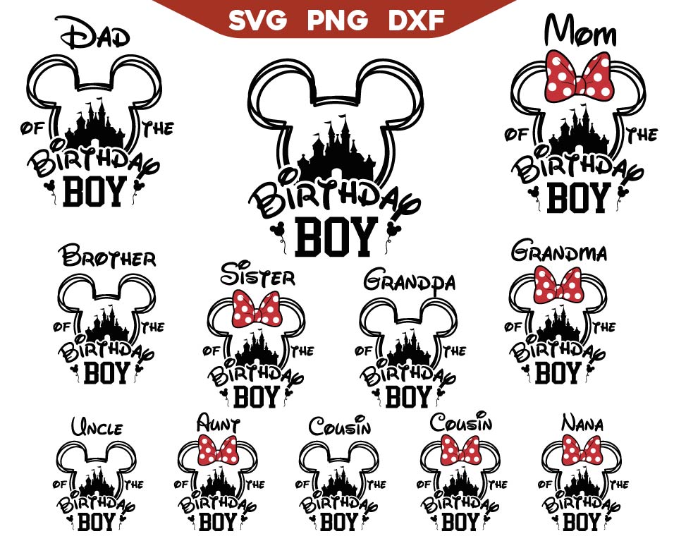 Magic Kingdom Birthday Svg Bundle