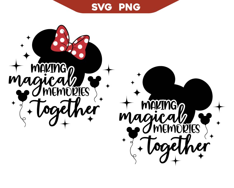 Making Magical Memories Silhouette Svg Png