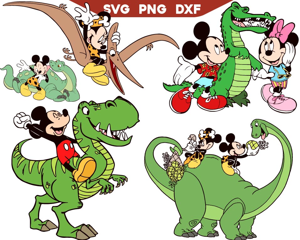 Mickey Dinosaur Trip Svg, Disney Animal Kingdom Svg Png