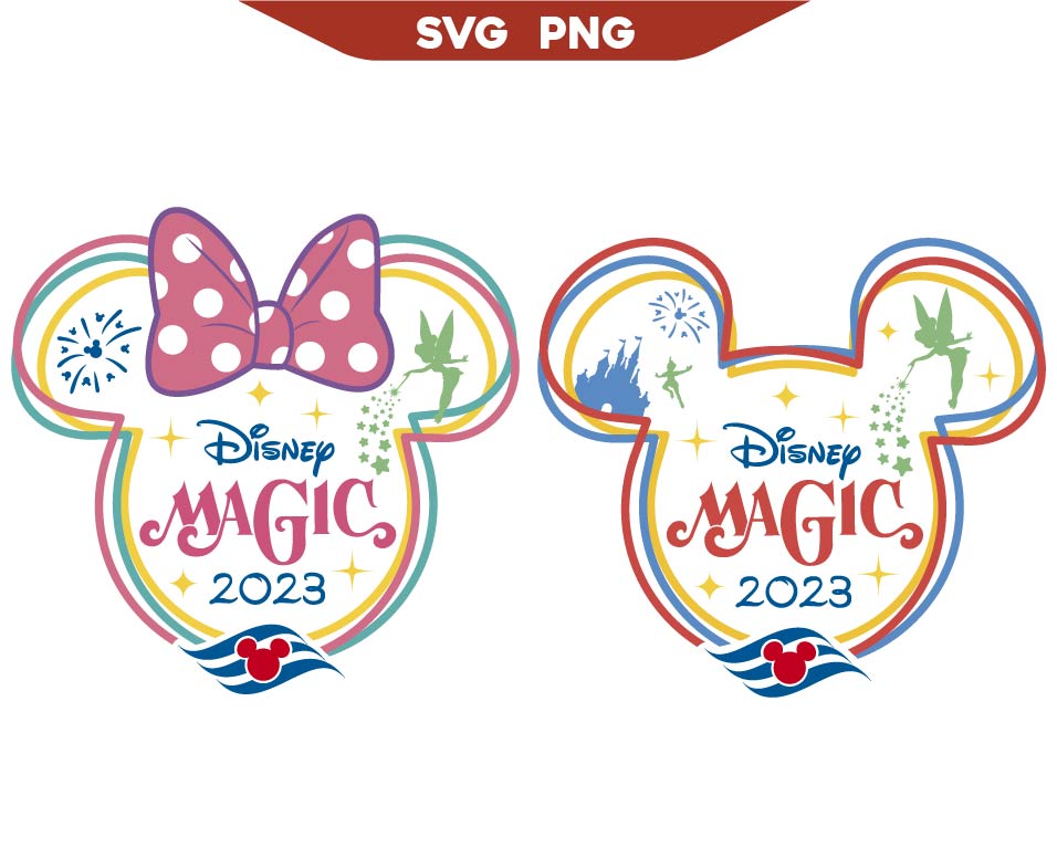Mickey Magic Svg, Mouse Cruise Trip Png