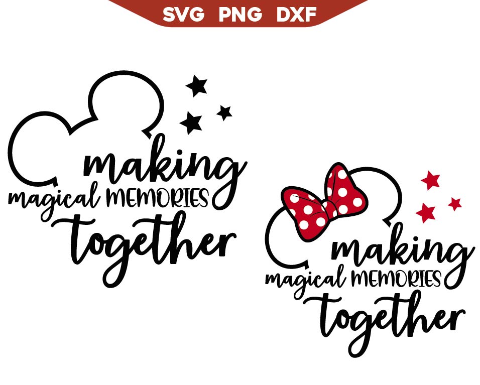 Mickey Memories Together Svg Png
