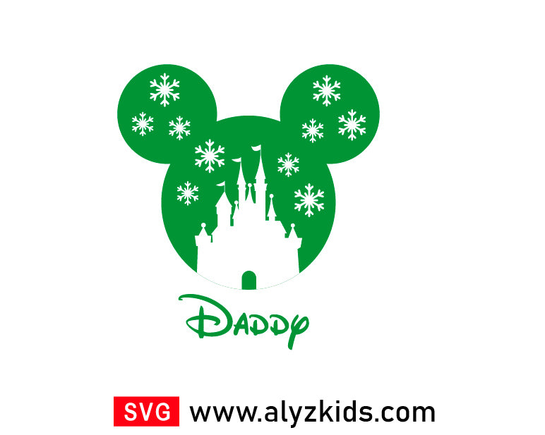 Mickey Christmas Svg Free, Disney Daddy Christmas Svg Free