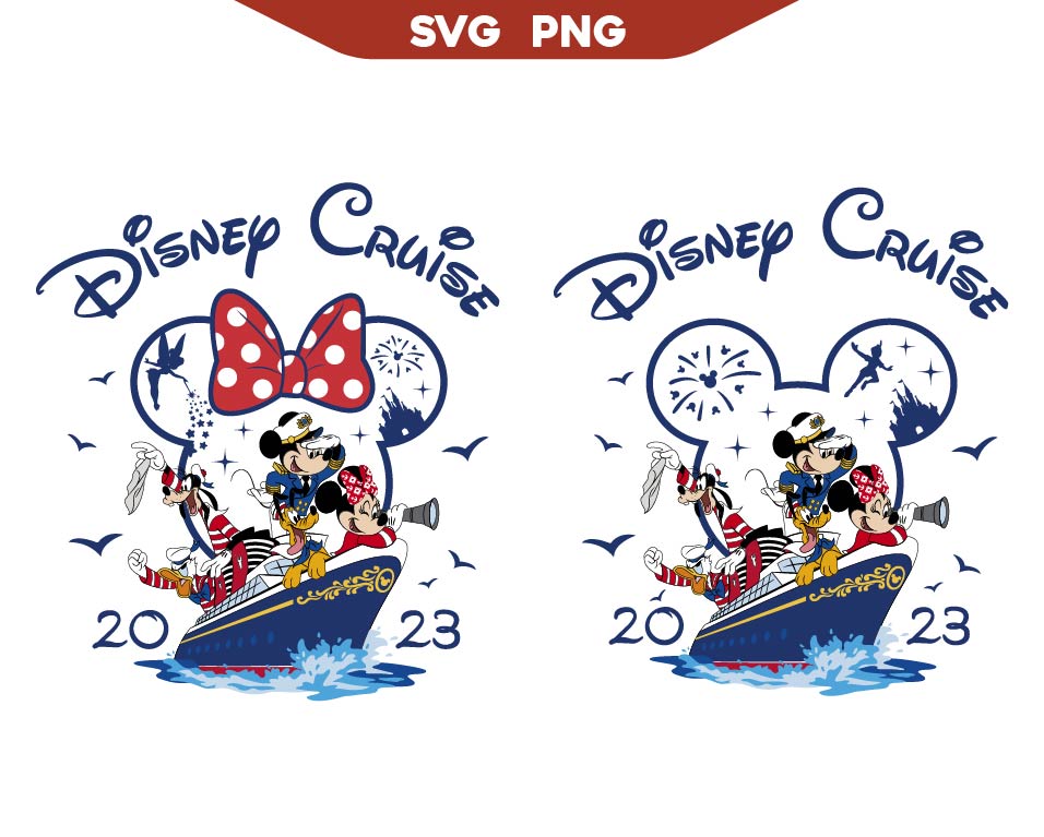 Minnie Mickey Cruise Svg Png