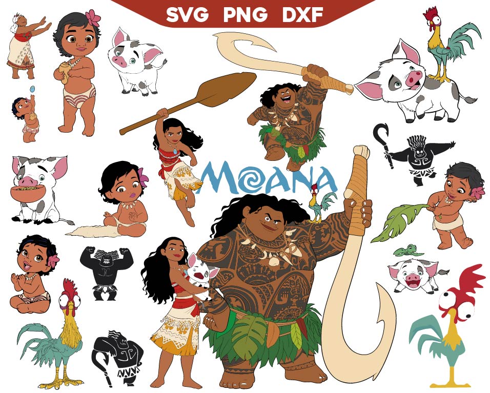 Moana Svg Bundle, Moana Princes Svg Png