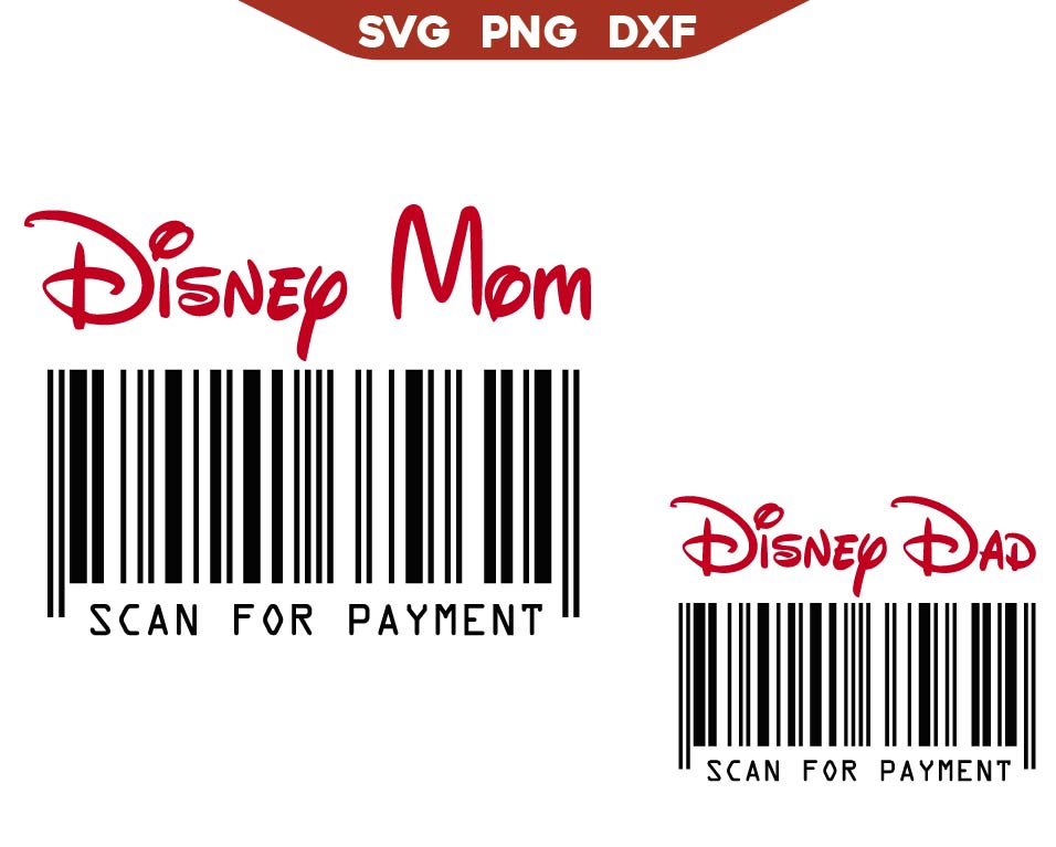 Mom Dad Scan For Payment Svg Png