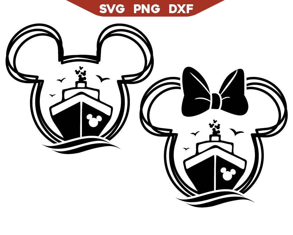 Mouse Chip Cruise Silhouette Svg Png