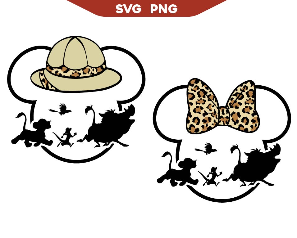 Mouse Lion King Safari Svg Png