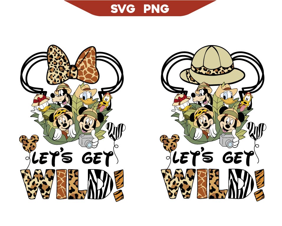 Mouse Safari Jungle Svg, Animal Kingdom Svg Png