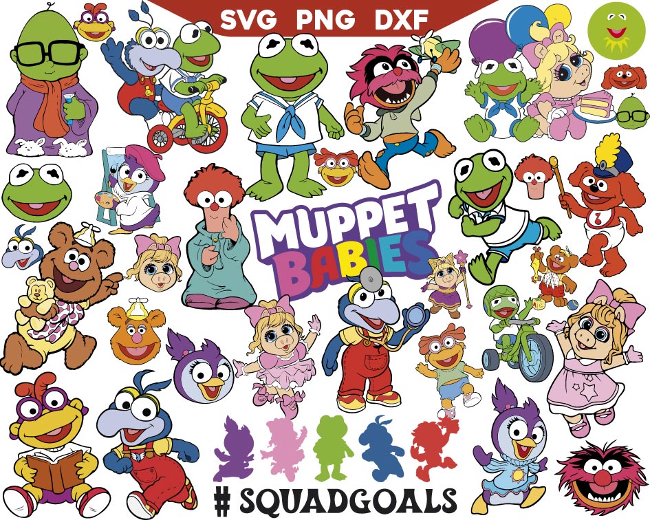 Muppets Babies Svg Bundle