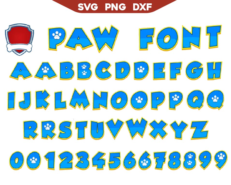 Patrol Dogs Font Svg Bundle