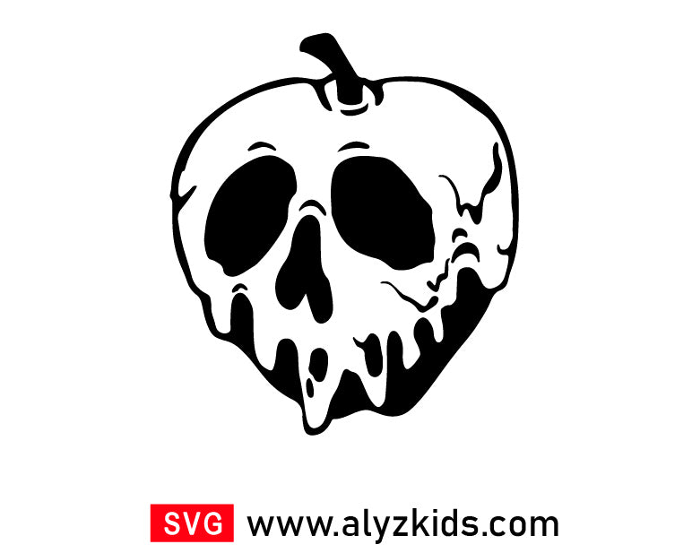 Poison Apple Svg Free, Disney Villain Poison Svg Free