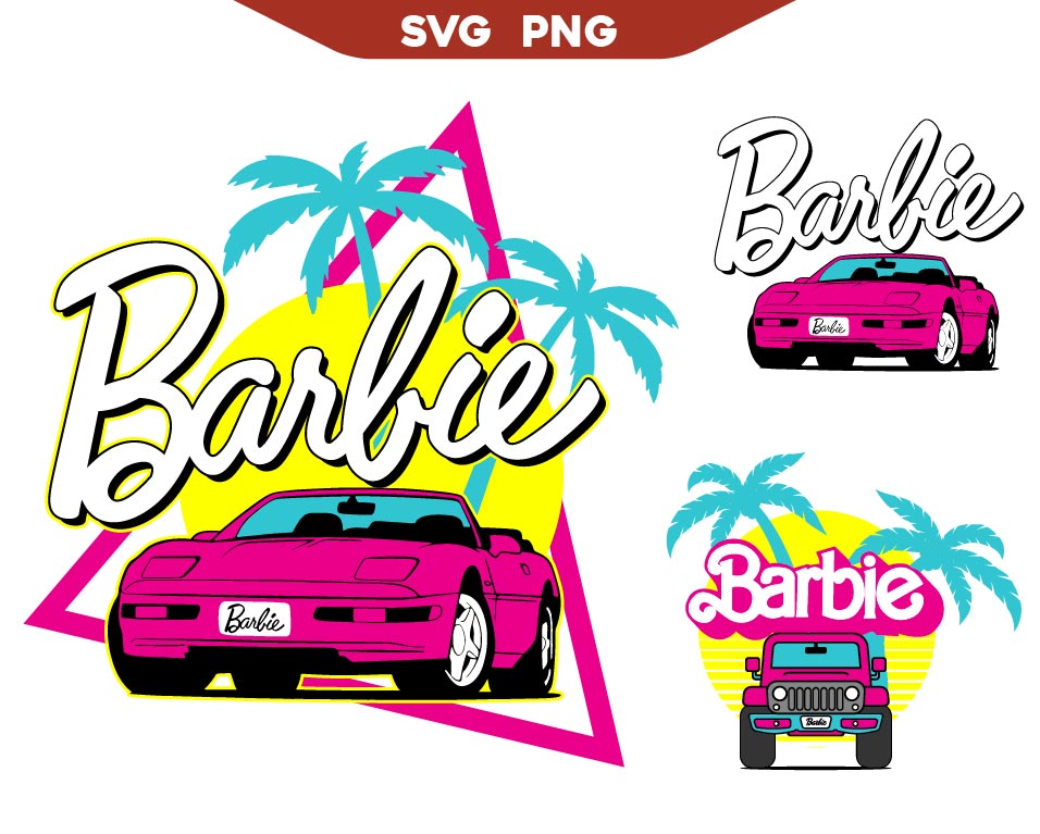Princess Barbie Malibu Svg Png