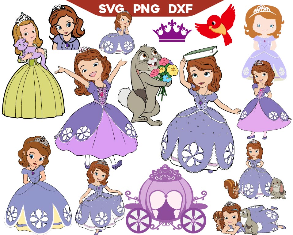 Sofia the First Svg Bundle