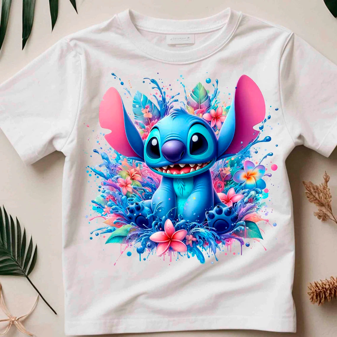 Bundle Stitch Splash Png, Stitch Watercolor Digital design Png