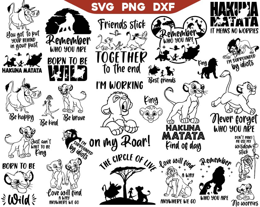 Lion King Quotes Svg Bundle, Remember Who You Are Svg