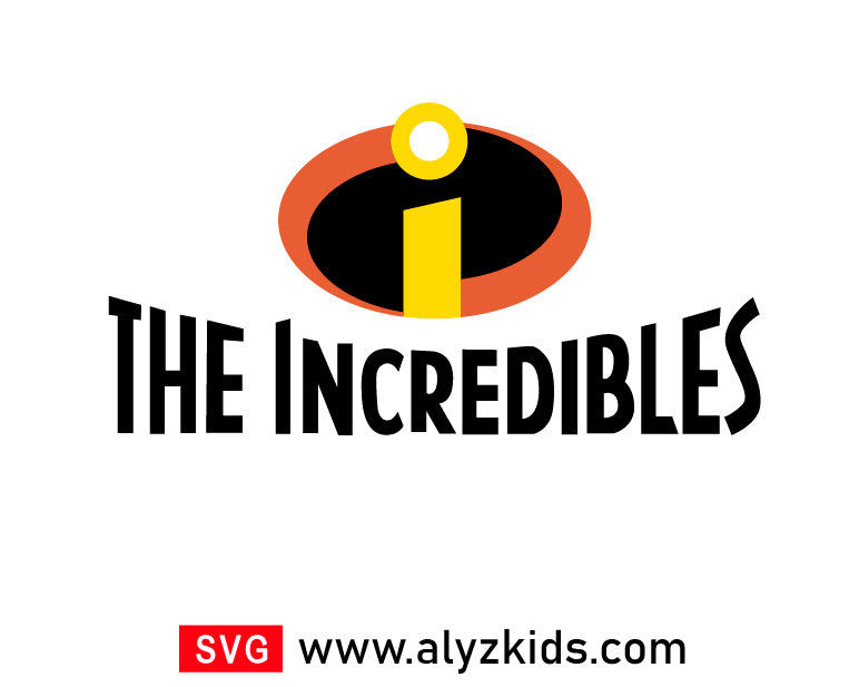 The Incredible Logo Svg Free, Incredibles Svg Free