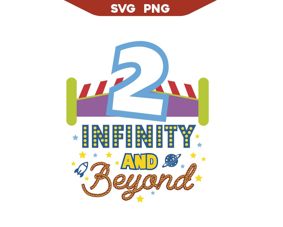 Toy Buzz Lightyear 2 Infinity and Beyond Svg Png
