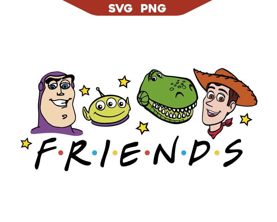 Toy Story Friends Svg Png