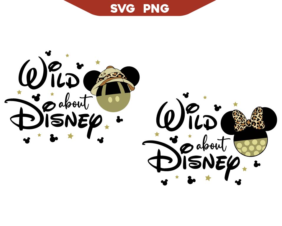 Wild About Disney Svg, Mickey Safari Svg Png